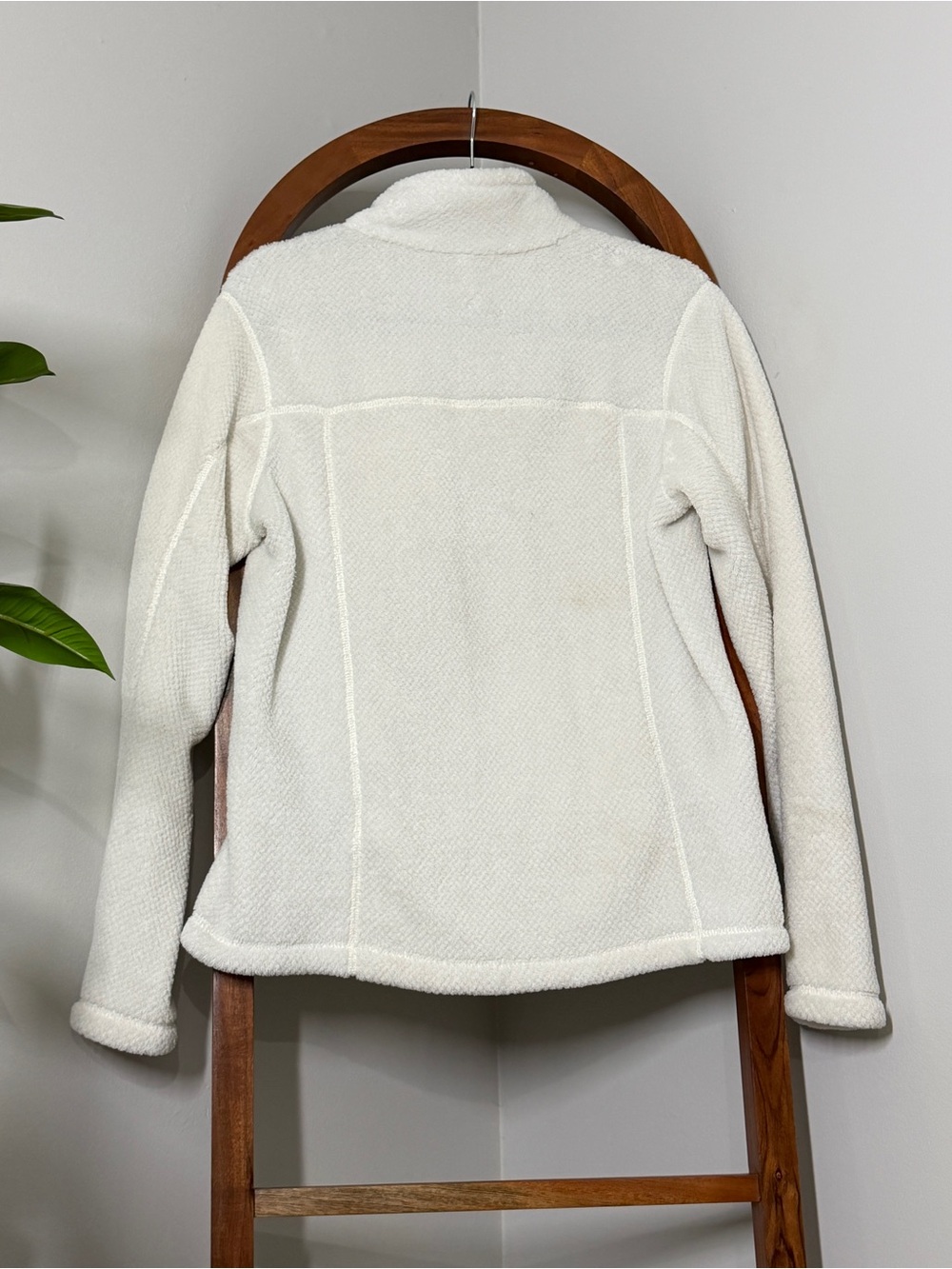 Patagonia LARGE Cream Re Tool Snap T Pullover Fleece Sweater Style 25443 - Picture 2 of 11